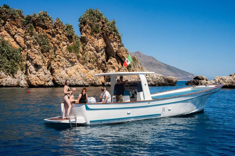 Castellammare del Golfo: Zingaro & Scopello Gozzo Tour with Swimming Stops