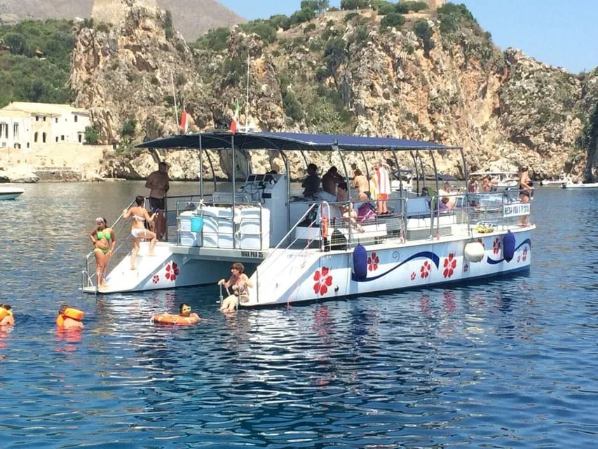 From San Vito Lo Capo: Zingaro Reserve & Scopello Snorkeling Tour